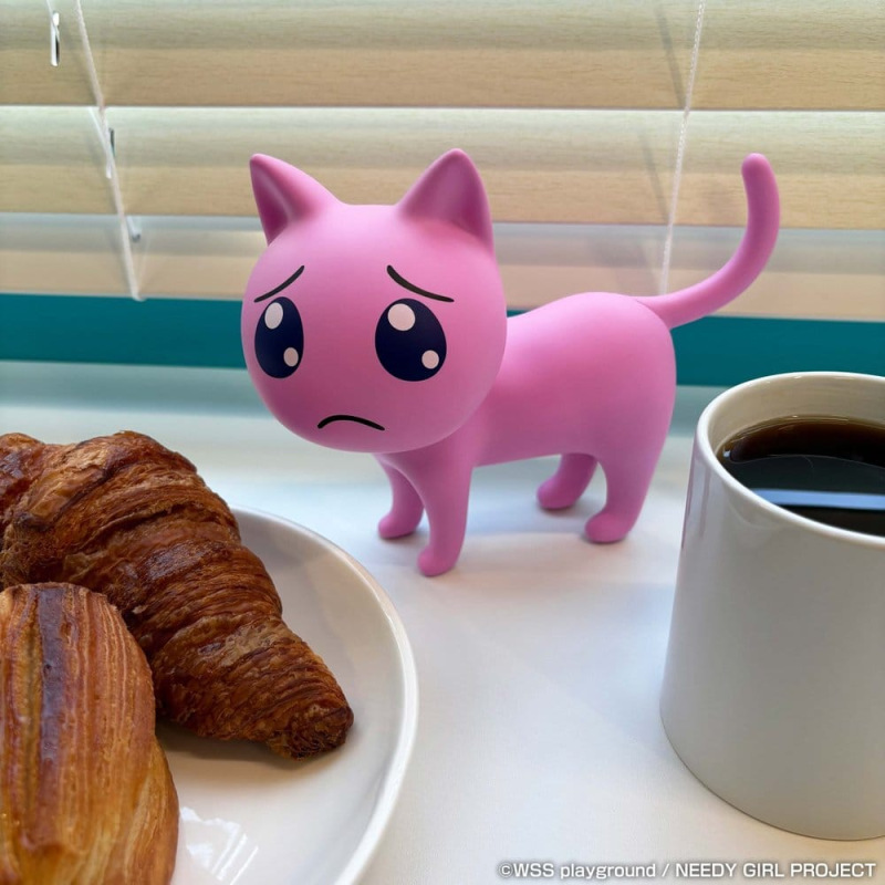 Needy Girl Overdose Soft Vinyl Figure Cat Sorry 15 cm 3