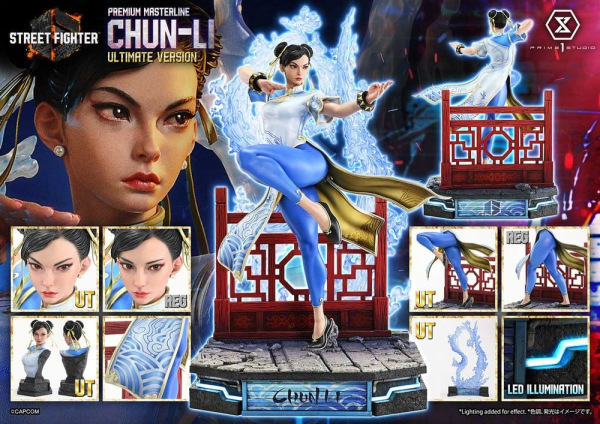 Street Fighter 6 Premium Masterline Statue 1/4 Chun-Li Ultimate Bonus Version 69 cm 7