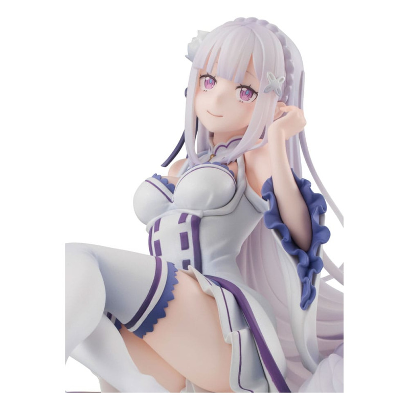 Re:ZERO Starting Life in Another World Melty Princess PVC Statue Emilia Palm Size 9 cm 6