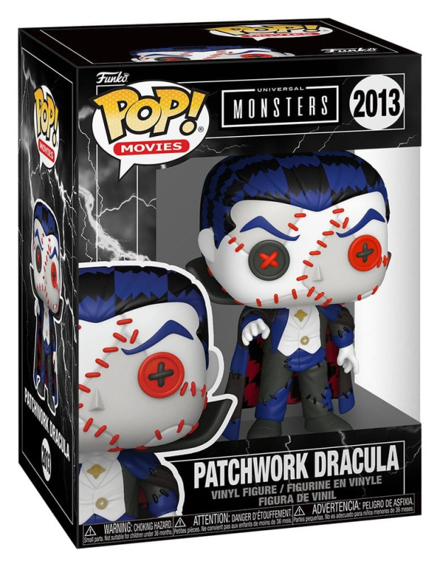 Universal Monsters Patchwork POP! Movies Vinyl Figure Dracula 9 cm 1