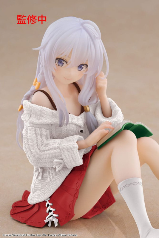Wandering Witch: The Journey of Elaina PVC Statue Desktop Cute Figure Elaina Casual Clothes Ver. Ren 1