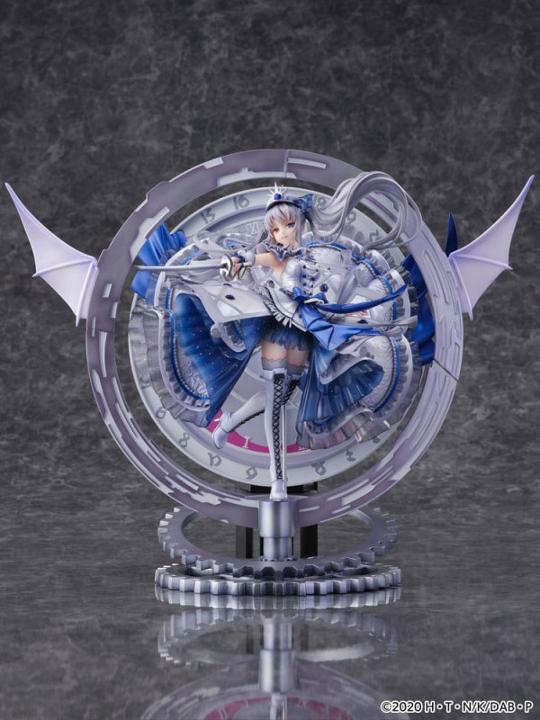 Date A Bullet SHIBUYA SCRAMBLE FIGURE PVC Statue 1/7 The White Queen -Royal Blue Sapphire Dress Ver.