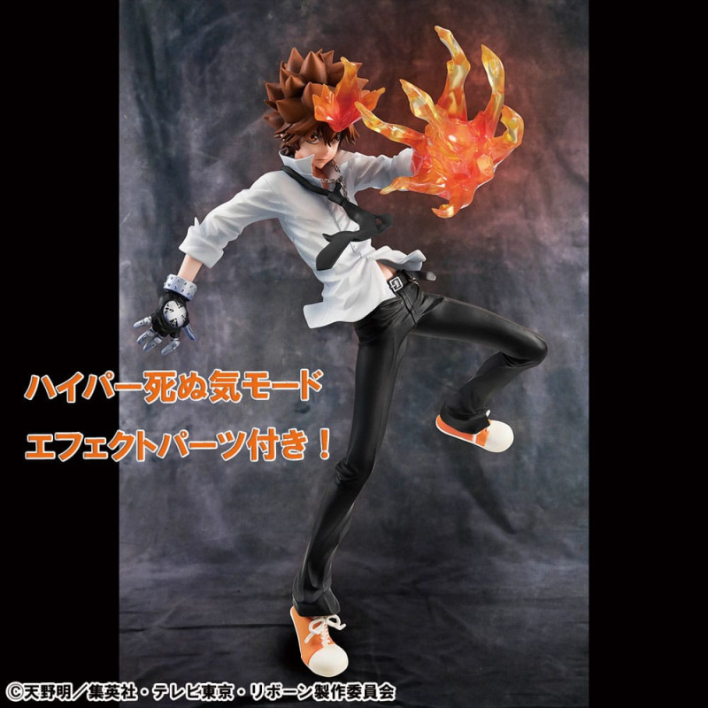 Katekyo Hitman Reborn! G.E.M. Series PVC Statue Tsunayoshi Sawada & Kyoya Hibari & Reborn Set 21 cm 5