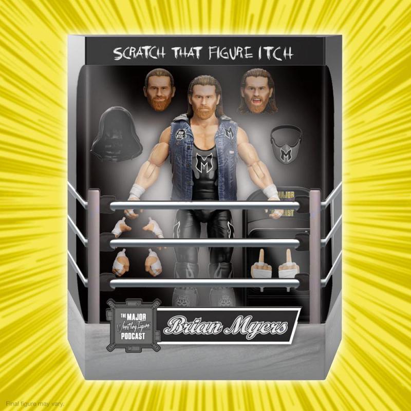 Major Wrestling Podcast Ultimates Action Figure Wave 2 Brian Myers (Most Professional Wrestler) 18 c