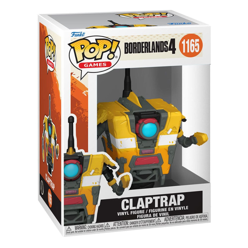 Borderlands 4 POP! Games Vinyl Figure Claptrap 9 cm 1