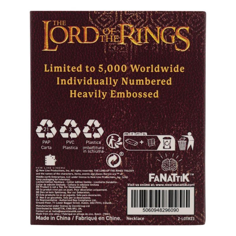 Lord of the Rings Necklace with Pendant One Ring