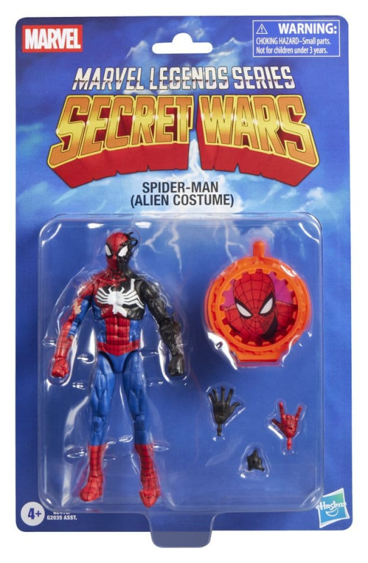 Secret Wars Marvel Legends Action Figure Spider-Man (Alien Costume) 15 cm 4