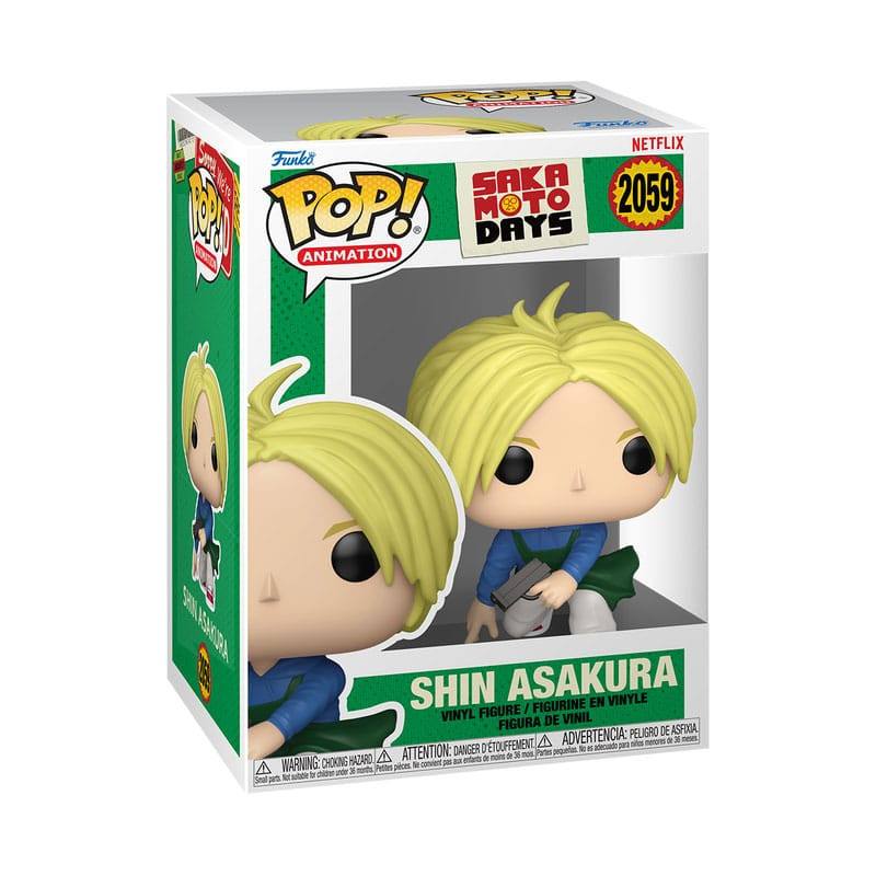 Sakamoto Days POP! Animation Vinyl Figures Shin 9 cm 1