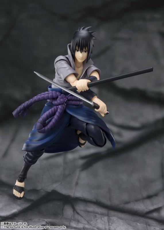 Naruto Shippuden S.H. Figuarts Action Figure Sasuke Uchiha -He who bears all Hatred- 15 cm