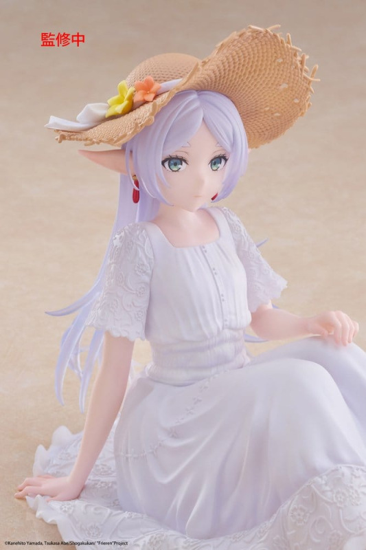 Frieren: Beyond Journey's End PVC Statue Desktop Cute Figure Frieren Summer Dress Ver. 13 cm 8