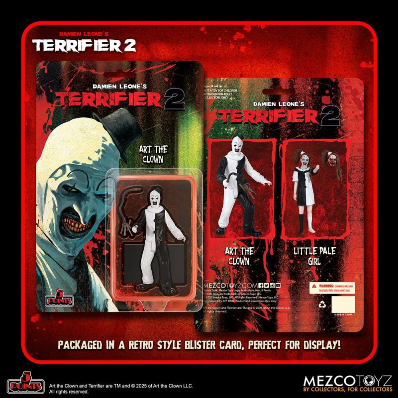 Terrifier 2 5 Points Action Figures 10 cm Assortment (16) 10