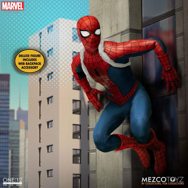 Marvel Universe: The Amazing Spider-Man Deluxe 1/12 Action Figure - Mezco Toys