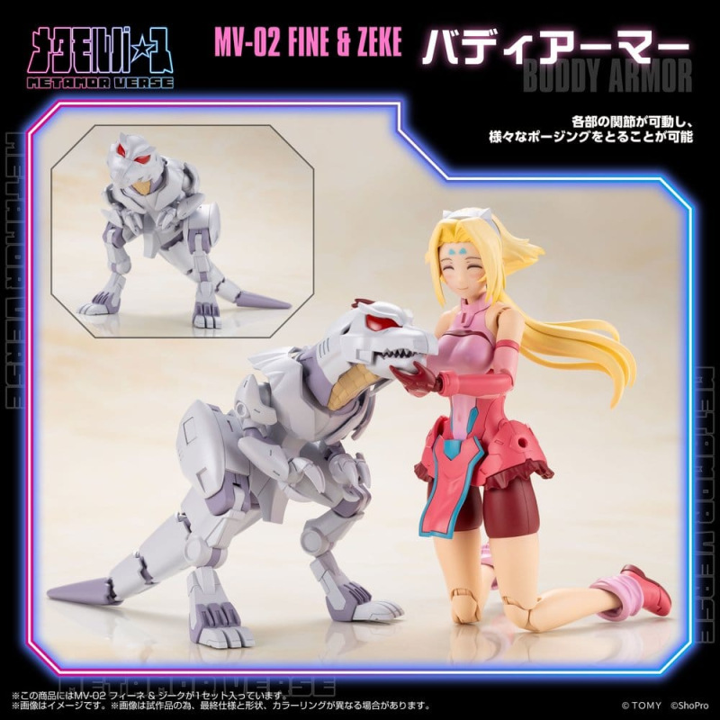 Zoids Plastic Model Kit 1/10 MV-02 Fine & Zeke 18 cm 4