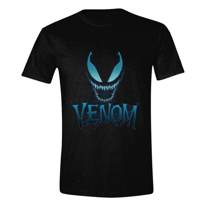 Marvel T-Shirt Venom Blue Web Face Size M