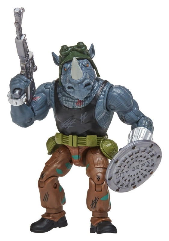 Teenage Mutant Ninja Turtles: Remastered Action Figures Raphael vs. Rocksteady 5