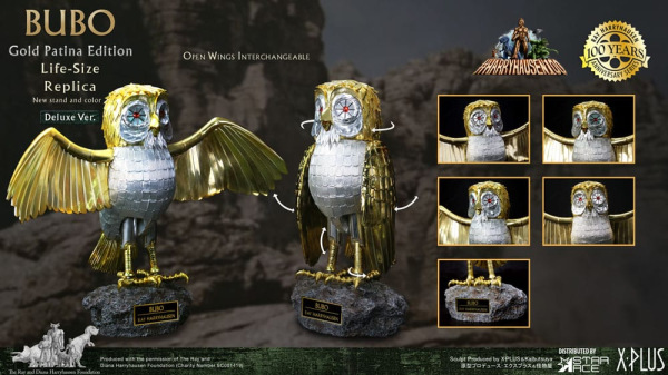 Clash of the Titans Statue Ray Harryhausens Bubo Gold Patina Edition Deluxe Ver. 34 cm 9