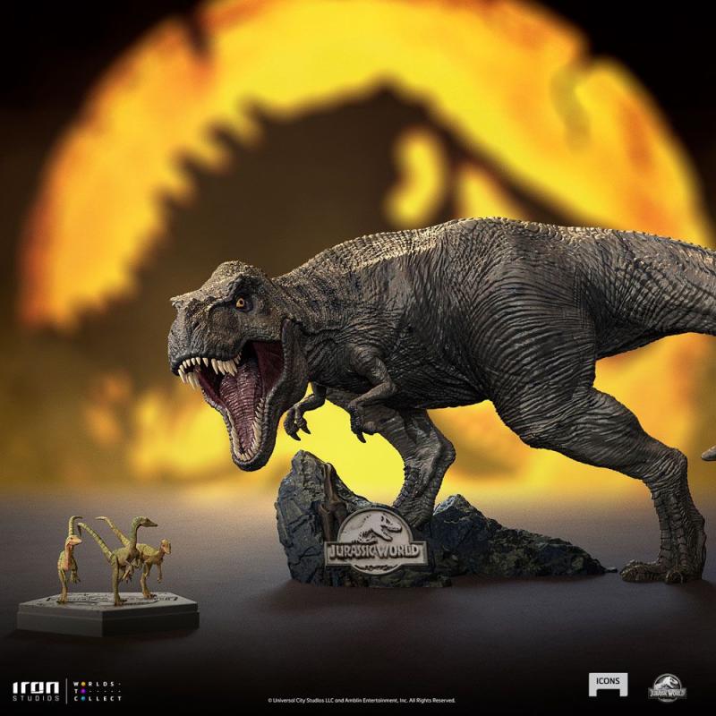 Jurassic World: Compsognathus 5 cm Icons Statue - Iron Studios