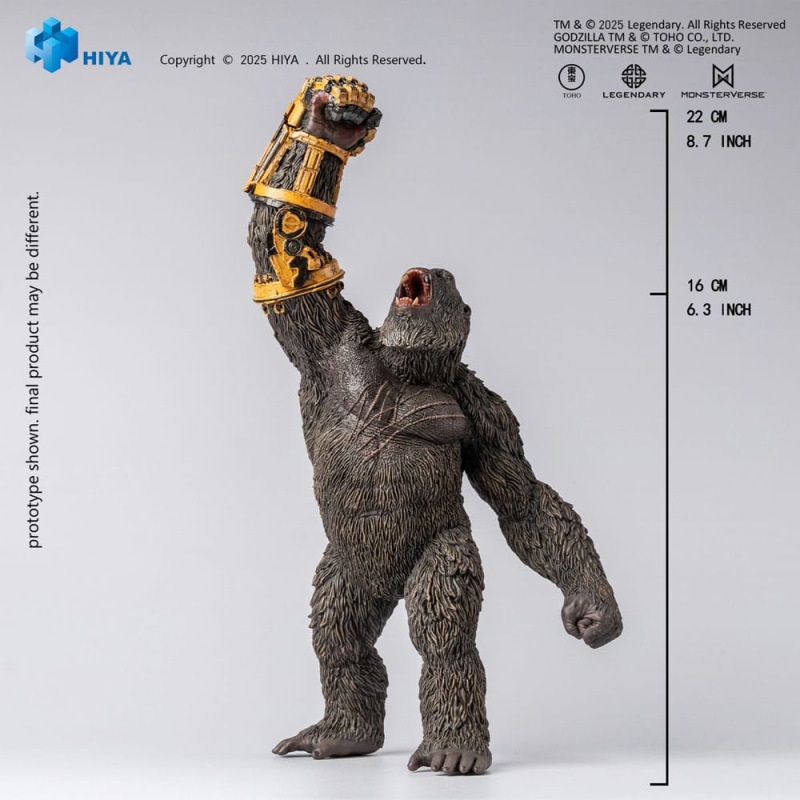 Godzilla x Kong The New Empire Stylist Series PVC Statue Kong B.E.A.S.T. Glove Version 22 cm 1