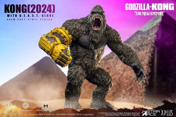 Godzilla vs. Kong: The New Empire Soft Vinyl Statue Kong with B.E.A.S.T. Glove 30 cm 8