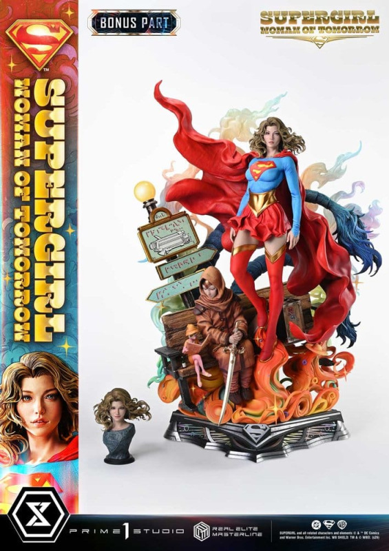 DC Comics Real Elite Masterline Series Statue 1/4 Supergirl Woman of Tomorrow Bonus Version 63 cm 13