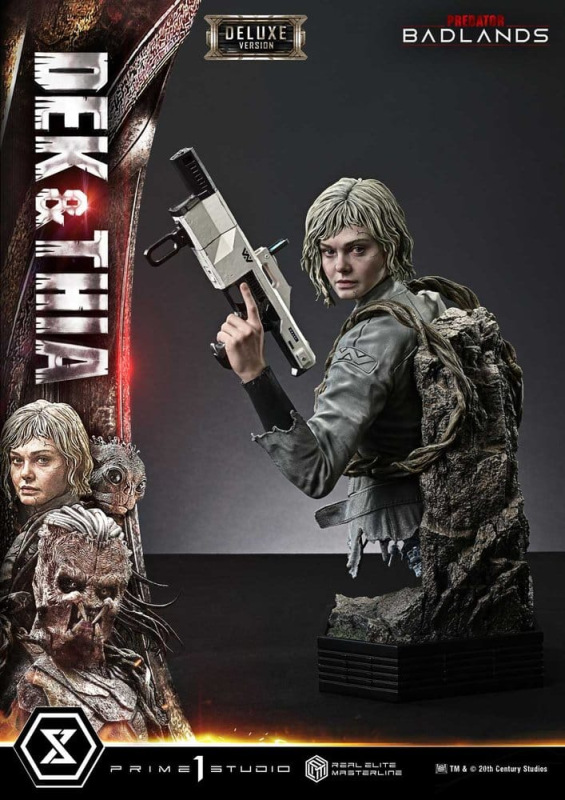 Predator Real Elite Masterline Statue 1/3 Badlands Dek & Thia Deluxe Version 87 cm 13