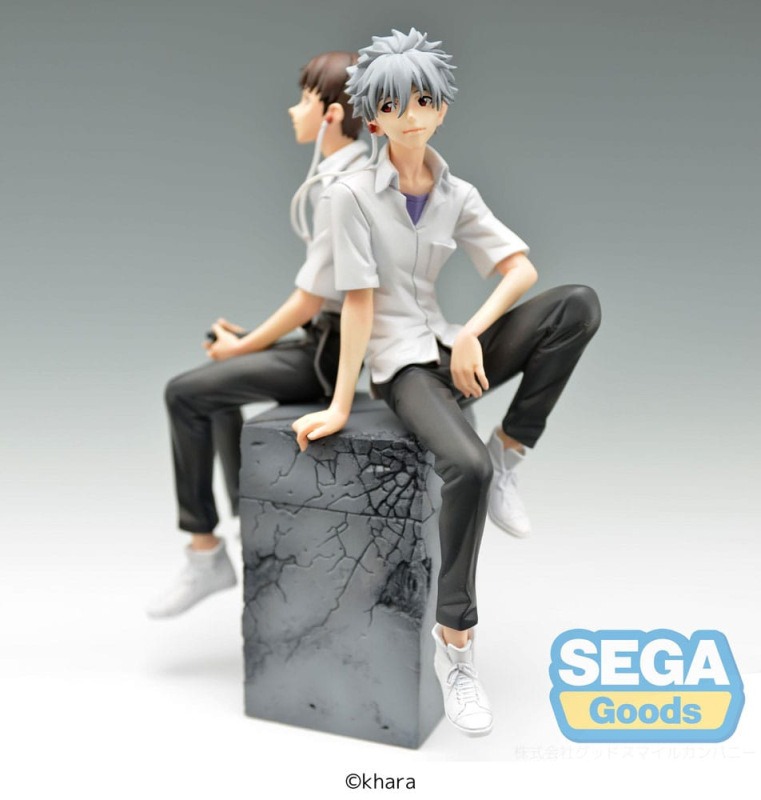 Rebuild of Evangelion Luminasta PVC Statue Shinji & Kaworu Evangelion: New Theatrical Edition Kaworu