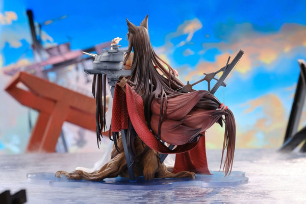 Azur Lane PVC Statue 1/7 Amagi Wending Waters Serene Lotus Ver. Acrylic Special Edition w/Display 25 13