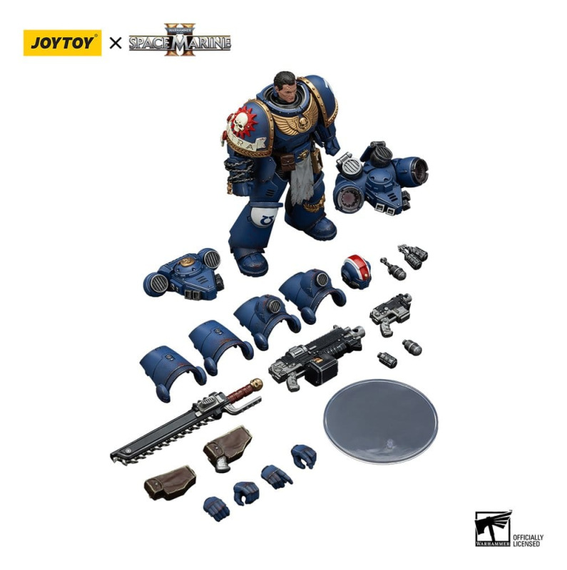 Warhammer 40,000: Space Marine 2 Action Figure Ultramarines Lieutenant Titus Collectors Edition 13 c 4