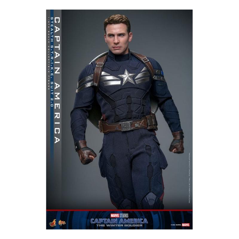 Captain America: The Winter Soldier Movie Masterpiece Action Figure 1/6 Captain America (Stealth S.T 10