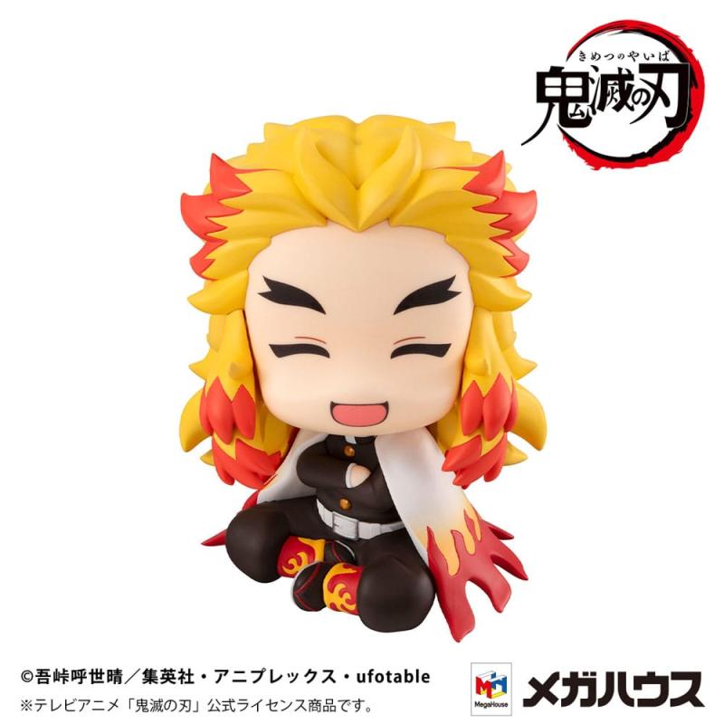 Demon Slayer: Kimetsu no Yaiba Look Up PVC Statue Rengoku Kyoujurou Smile Ver. 11 cm (with gift)