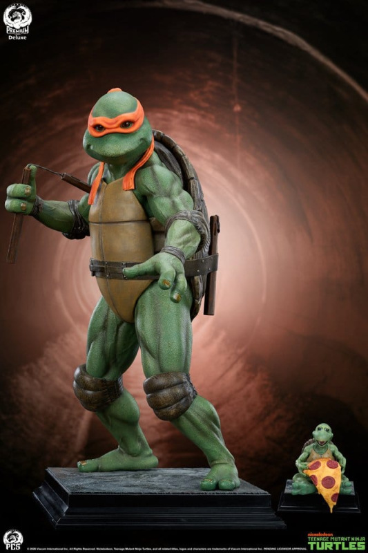Teenage Mutant Ninja Turtles Statue 1/2 Michelangelo Deluxe Edition 84 cm 1