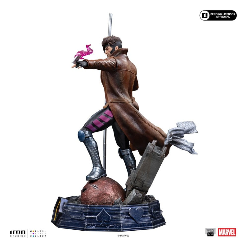 Marvel Gambit Unleashed Art Scale Statue 1/10 Gambit 28 cm 6