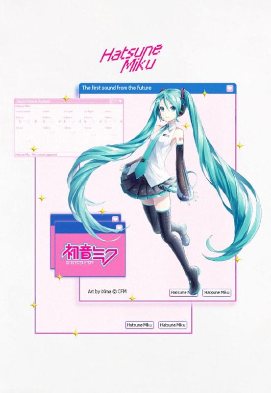 Hatsune Miku T-Shirt Pop Up