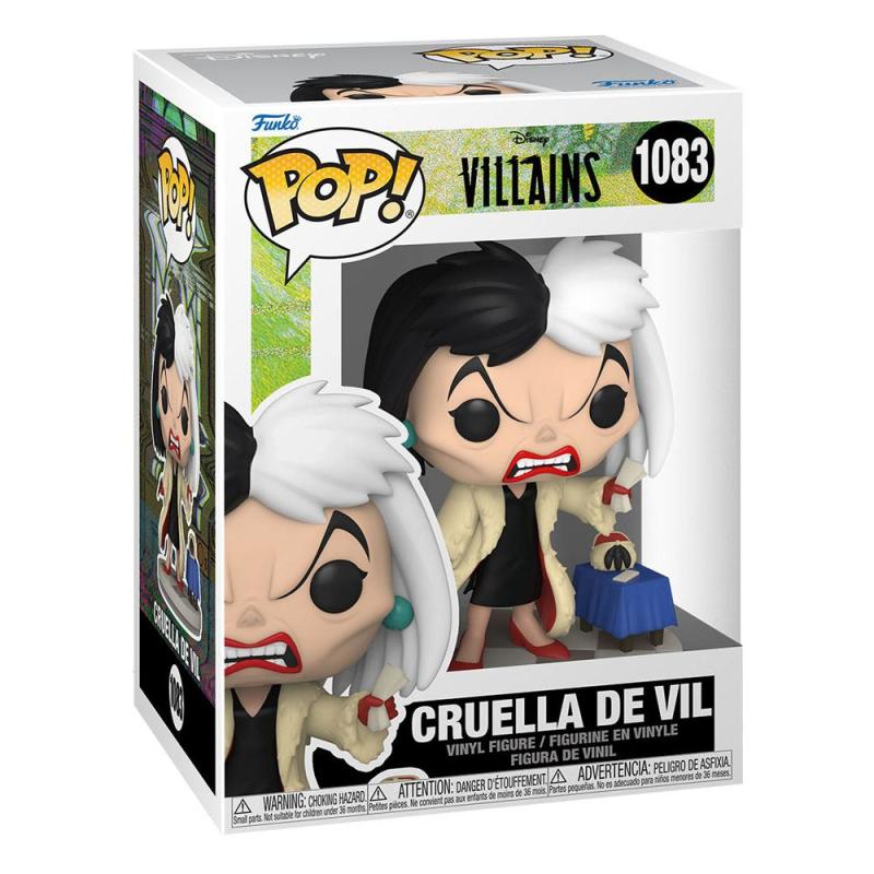 Disney: Villains POP! Disney Vinyl Figure Cruella de Vil 9 cm 1