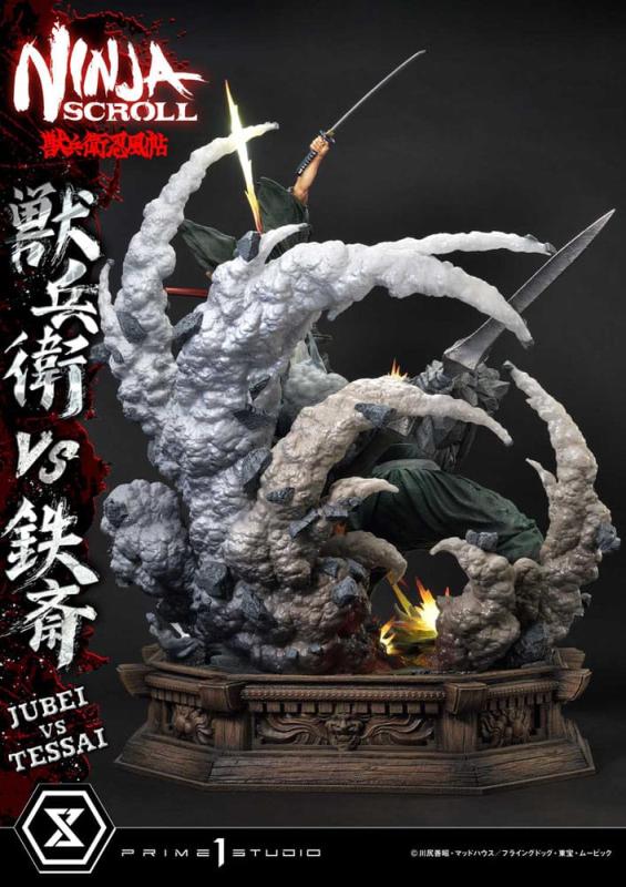 Ninja Scroll Ultimate Premium Masterline Series Statue 1/4 Jubei Versus Tessai 101 cm