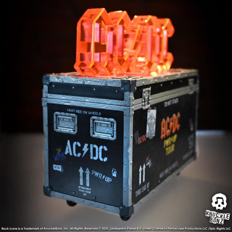 AC/DC Rock Ikonz On Tour Statue PWR UP Tour Road Case 12