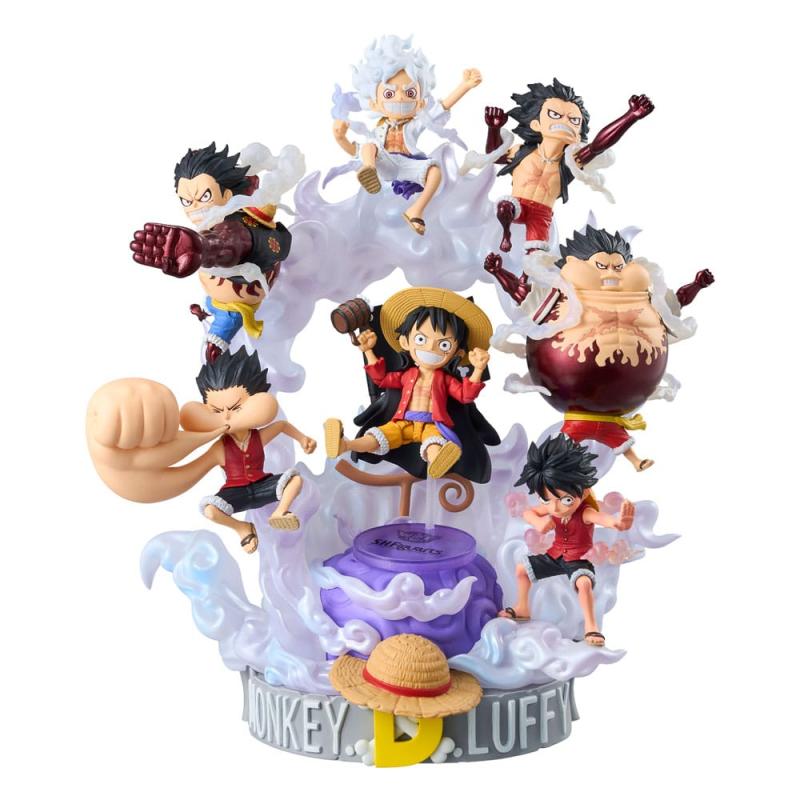 One Piece World Collactable Figures x S.H. Figuarts Action Figure Monkey D. Luffy 8 cm 1