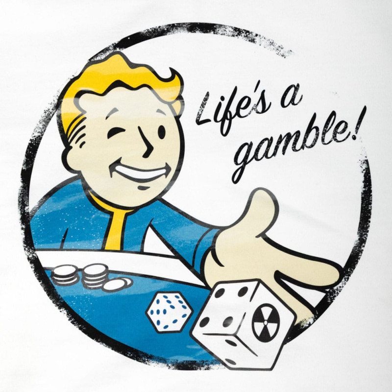 Fallout Zipper Hoodie Gamble Size M 1
