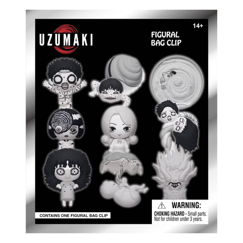 Uzumaki 3D PVC Bag Clips Series 1 Display (24) 2