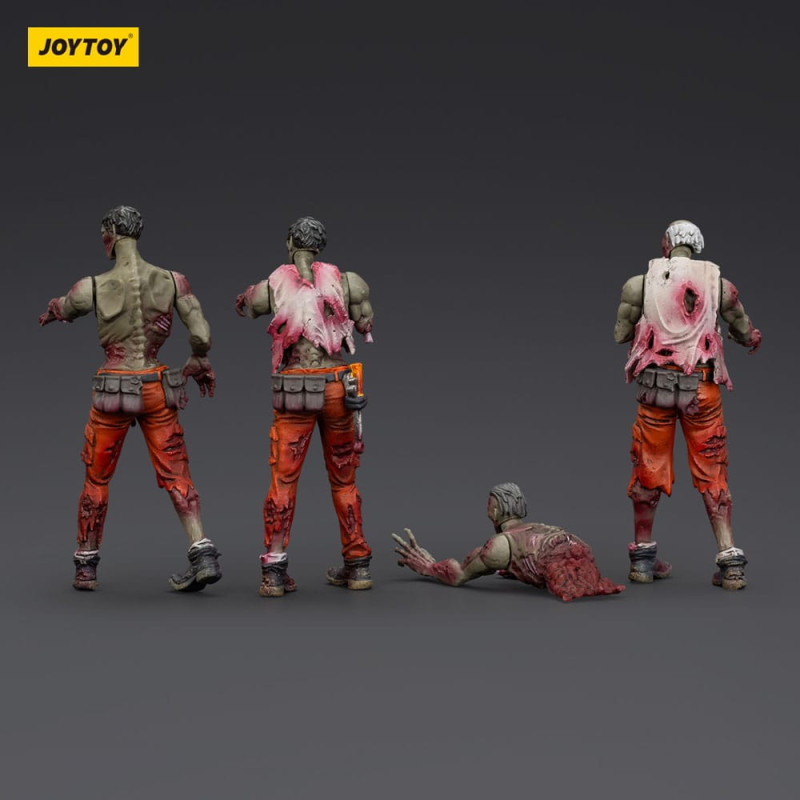 Zombie Dark Source Action Figures 4-Pack Mechanic Team 8 cm 3
