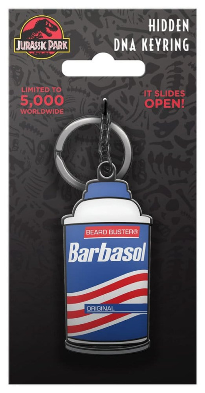 Jurassic Park Keychain Sliding Barbasol Can 4