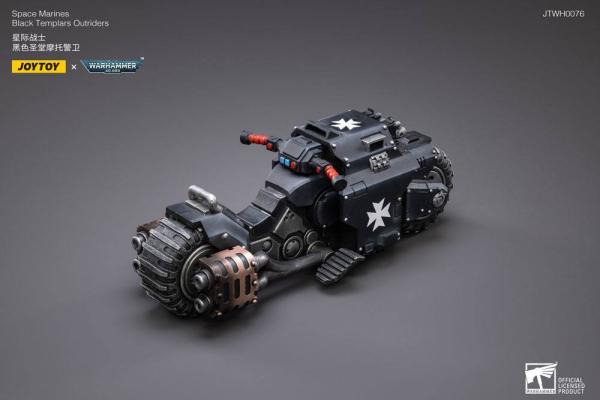 Warhammer 40k Vehicle 1/18 Black Templars Outrider Bike 22 cm