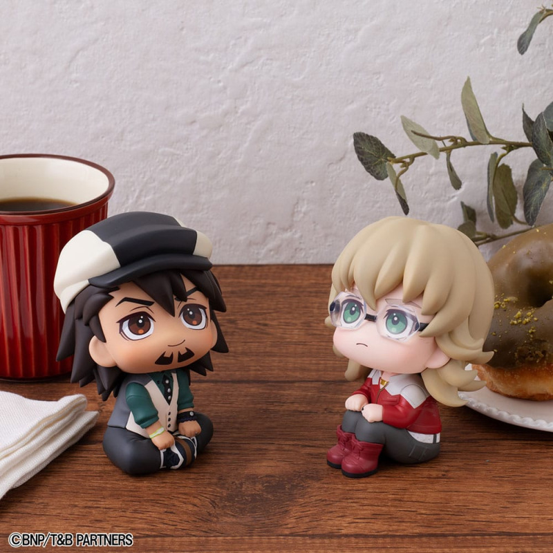 Tiger & Bunny Look Up PVC Statues Kaburagi T Kotetsu & Barnaby Brooks Jr. Set (with gift) 11 cm 3