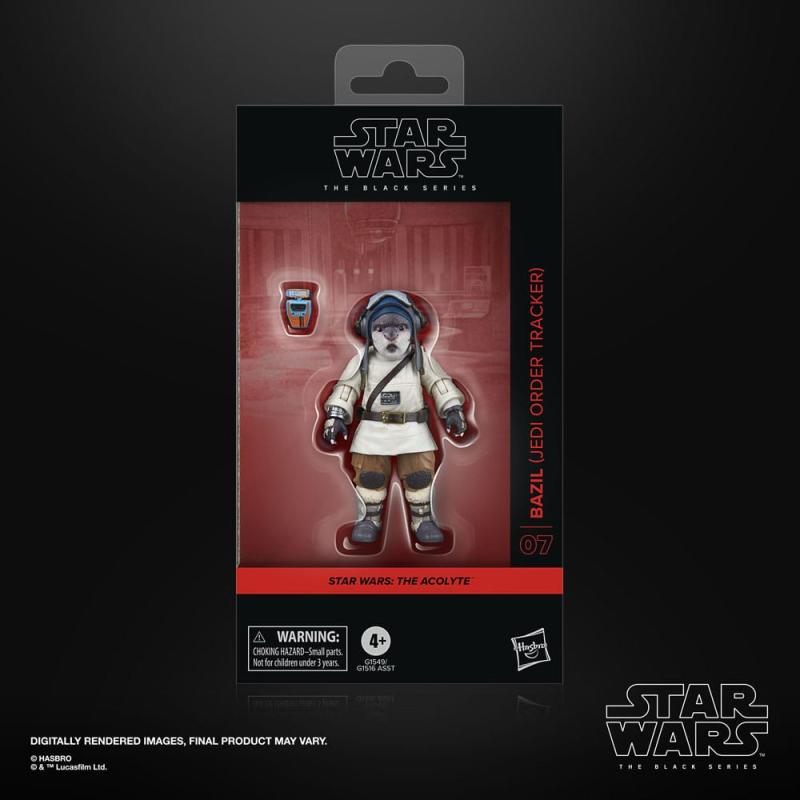 Star Wars: The Acolyte Black Series Action Figure Bazil (Jedi Order Tracker) 10 cm