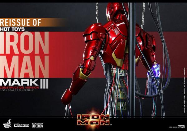 Iron Man: Iron Man Mark III (Construction Ver.) 1/6 Movie Action Figure - Hot Toys
