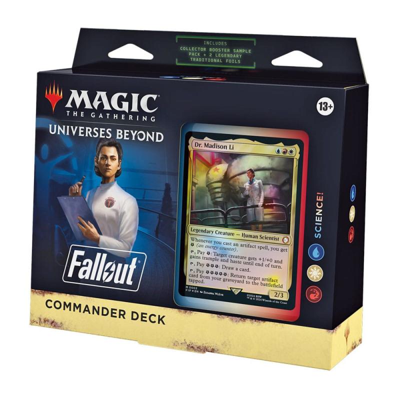 Magic the Gathering Universes Beyond: Fallout Commander Decks Display (4) english