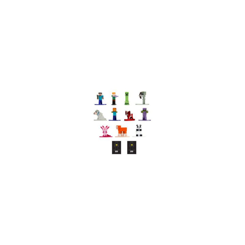Minecraft Nano Metalfigs Diecast Mini Figures 4 cm Assortment (12) 1