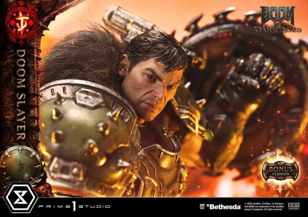 DOOM: The Dark Ages Ultimate Premium Masterline Series Statue 1/4 DOOM Slayer DX Bonus Version 77 cm 5