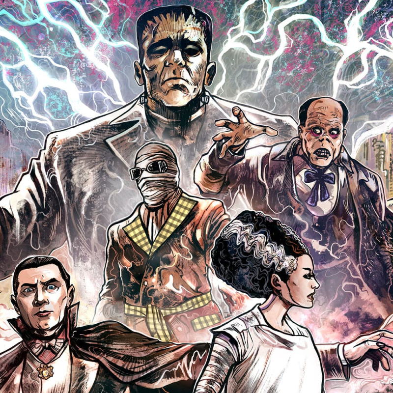 Universal Monsters Art Print Universal Monsters by Vincenzo Riccardi 61 x 41 cm - unframed 3