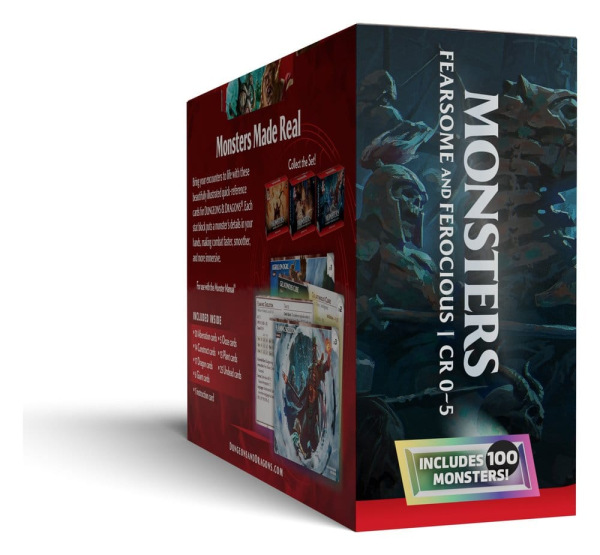 Dungeons & Dragons RPG Reference Cards: Monsters (Fearsome and Ferocious) *English Version* 3